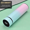 SearchFindOrder Greenpink Intelligent Stainless Steel Thermos with Smart Temperature Display