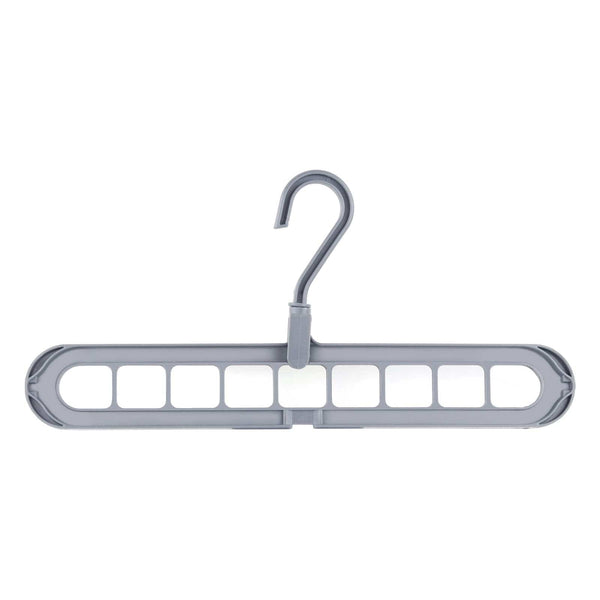 SearchFindOrder Grey Nine-Hole Multi-Function Magic Hanger
