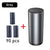 SearchFindOrder Grey Pack of Three 30 Piece Bags Alloy Car Trash Bin (90 Bags)