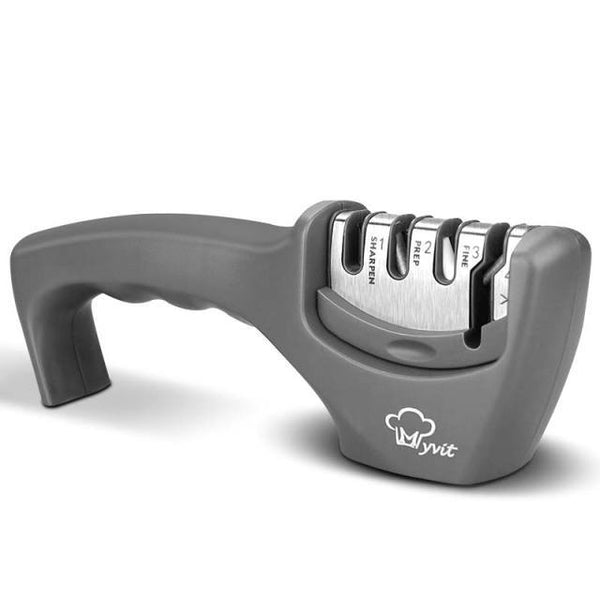SearchFindOrder Grey Professional 4 Stage Knife & Scissor Sharpener