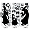SearchFindOrder halloween 1 Horror Halloween Decoration Double Sided Removable Wall and Window Decals