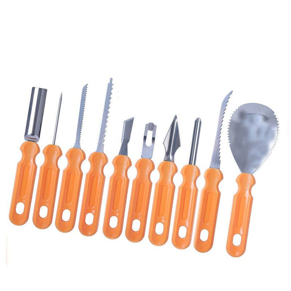 SearchFindOrder Halloween Pumpkin Carving Kit (10 Pieces)