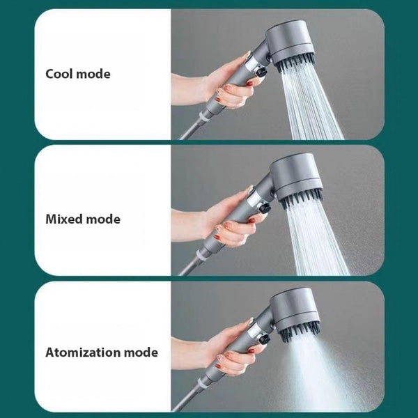 SearchFindOrder High-Pressure Massaging Shower Head with Powerful Spray