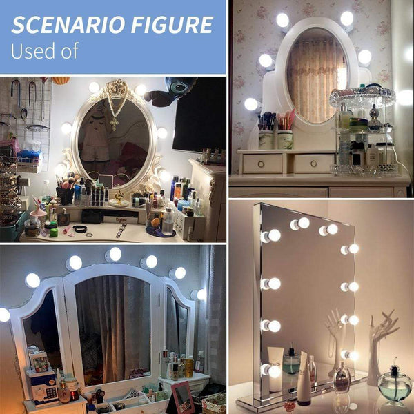 SearchFindOrder Hollywood Style Vanity Mirror USB LED Lights