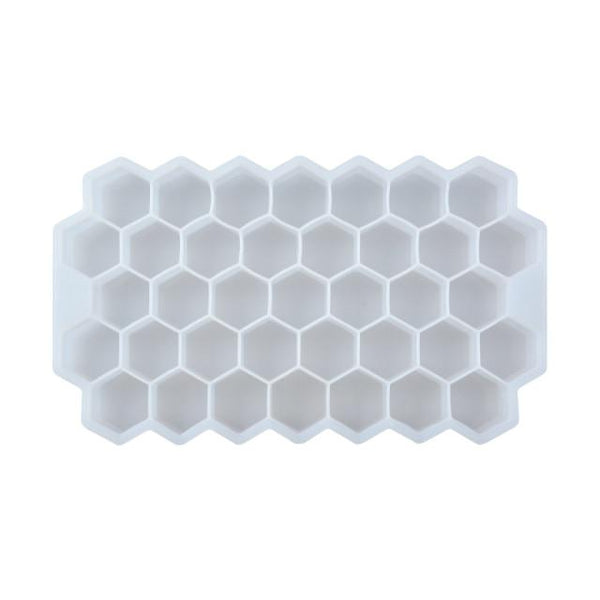 SearchFindOrder Honeycomb Stackable Ice Cube Trays with Removable Lid