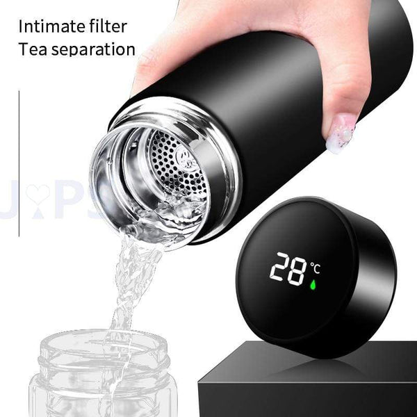 SearchFindOrder Intelligent Stainless Steel Thermos with Smart Temperature Display