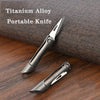 SearchFindOrder itanium Alloy Mini Folding Keychain Knife
