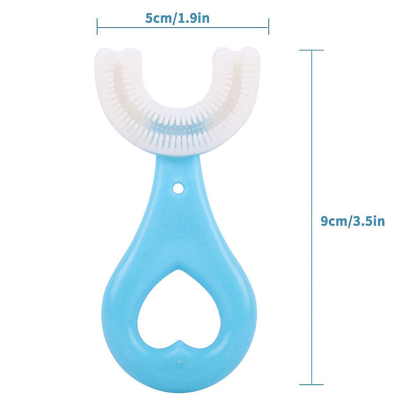 SearchFindOrder Kids Silicone U-Shaped Toothbrush