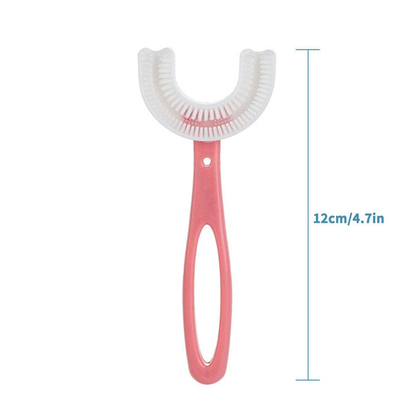 SearchFindOrder Kids Silicone U-Shaped Toothbrush