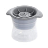 SearchFindOrder kitchenware Gray 4 Pieces Round Ball Ice Cube Maker