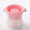 SearchFindOrder kitchenware Pink 4 Pieces Round Ball Ice Cube Maker