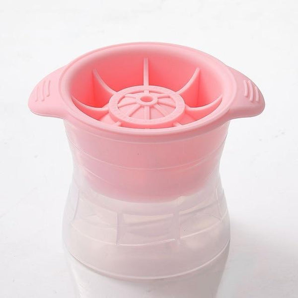 SearchFindOrder kitchenware Pink 4 Pieces Round Ball Ice Cube Maker