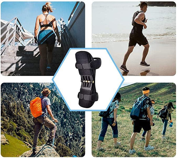SearchFindOrder Knee Braces Arthritis Pads Support Breathable Non-Slip Powerful Rebounds Joint Knee Stabilizer Pads Knee Booster Leg Protector