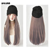SearchFindOrder Knitted Long Hair Wig Beanie