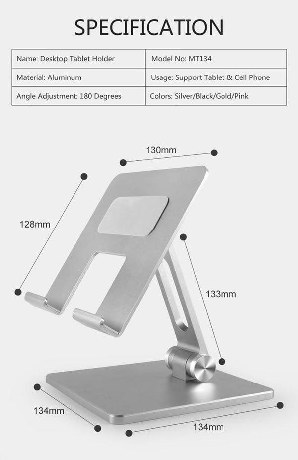 SearchFindOrder Lazy Foldable Aluminum Alloy Bracket For IPad