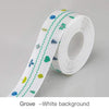 SearchFindOrder Leaves - White Background Waterproof Sealing Tape For Kitchen & Bathroom
