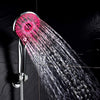 SearchFindOrder LED Color Shower Head with Temperature Display