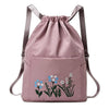 SearchFindOrder Light Pink Waterproof Folding Large Travel Backpack