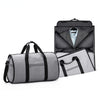 SearchFindOrder Luxury Men's Garment 2-in-1 Travel Suit Storage Bag and Duffel Bag
