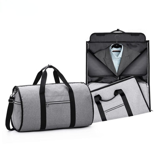SearchFindOrder Luxury Men's Garment 2-in-1 Travel Suit Storage Bag and Duffel Bag