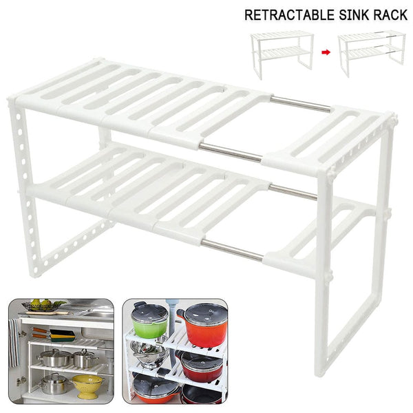 SearchFindOrder Magic Under SinkOrganizer Adjustable Rack