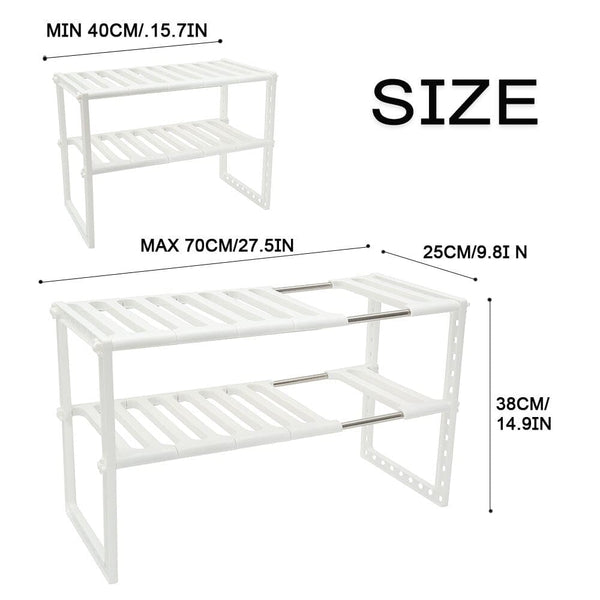 SearchFindOrder Magic Under SinkOrganizer Adjustable Rack