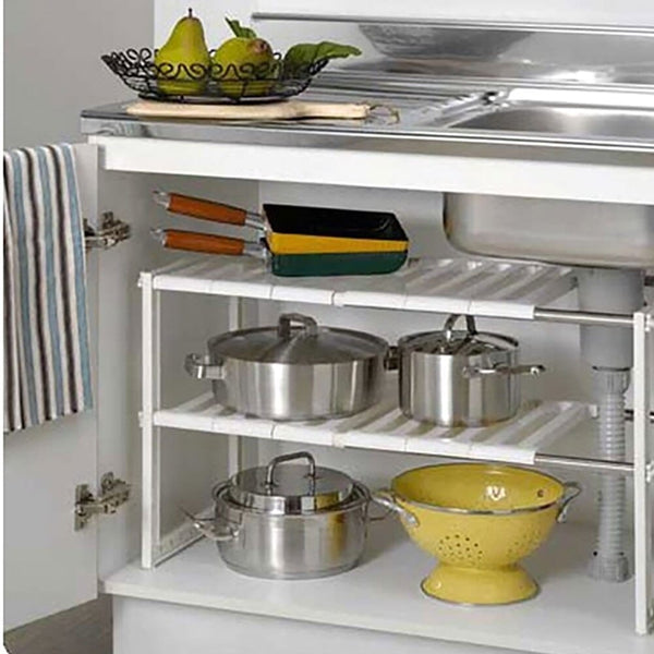 SearchFindOrder Magic Under SinkOrganizer Adjustable Rack