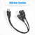 SearchFindOrder Male to Dual USB Female USB Charging Power Cable