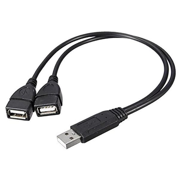 SearchFindOrder Male to Dual USB Female USB Charging Power Cable