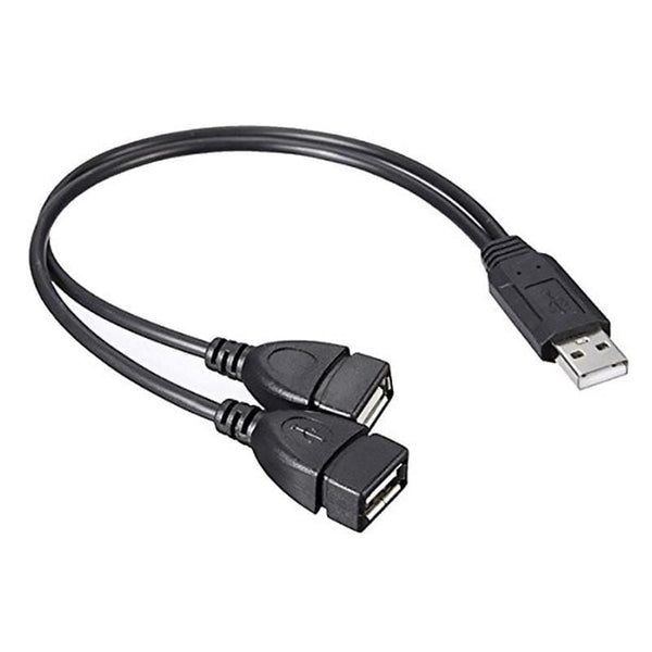SearchFindOrder Male to Dual USB Female USB Charging Power Cable