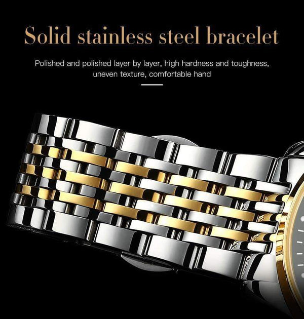SearchFindOrder Men Mechanical Luxury Automatic Stainless Steel Waterproof Watch