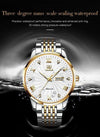 SearchFindOrder Men Mechanical Luxury Automatic Stainless Steel Waterproof Watch