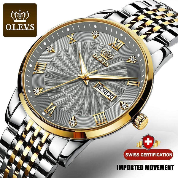 SearchFindOrder Men Mechanical Luxury Automatic Stainless Steel Waterproof Watch