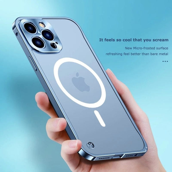 SearchFindOrder Metal Bumper Aluminum Magnetic Phone Case