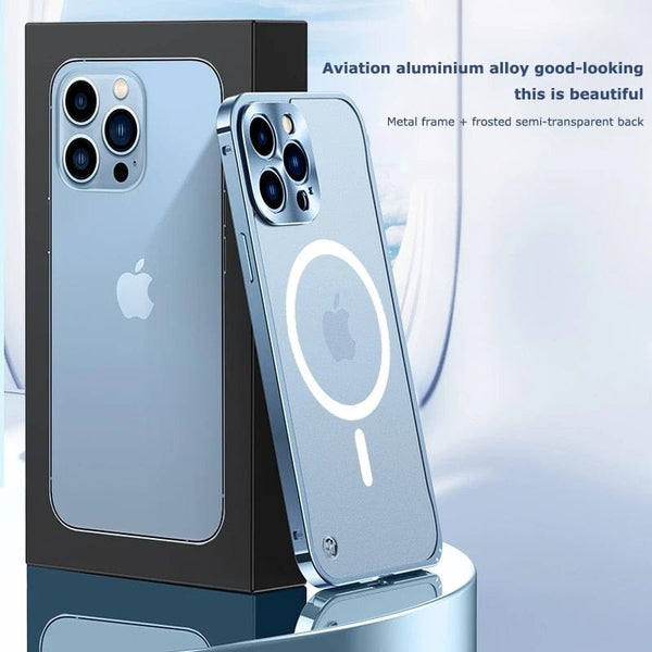 SearchFindOrder Metal Bumper Aluminum Magnetic Phone Case