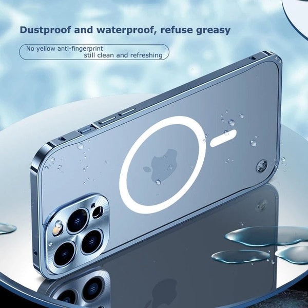 SearchFindOrder Metal Bumper Aluminum Magnetic Phone Case