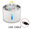 SearchFindOrder Metal with 1Filter / China 2.4L Automatic Pet Water Fountain With LED Light