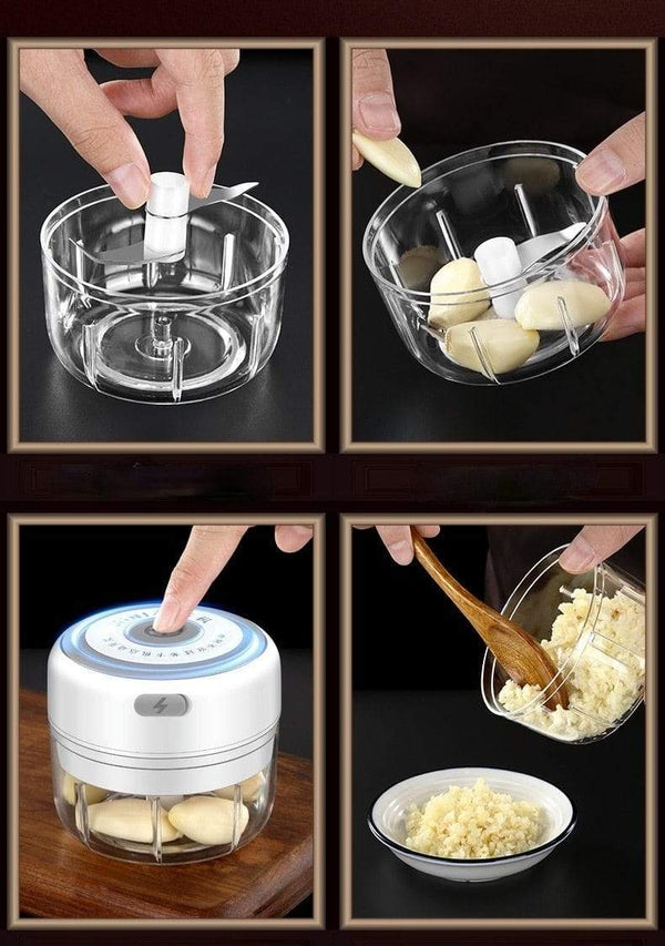 SearchFindOrder Mini Choppers USB Rechargeable Mini Crusher/Chopper