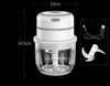 SearchFindOrder Mini Choppers White 300ML USB Rechargeable Mini Crusher/Chopper