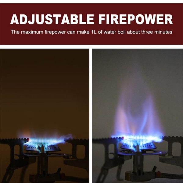SearchFindOrder Mini Foldable Outdoor Camping Gas Stove