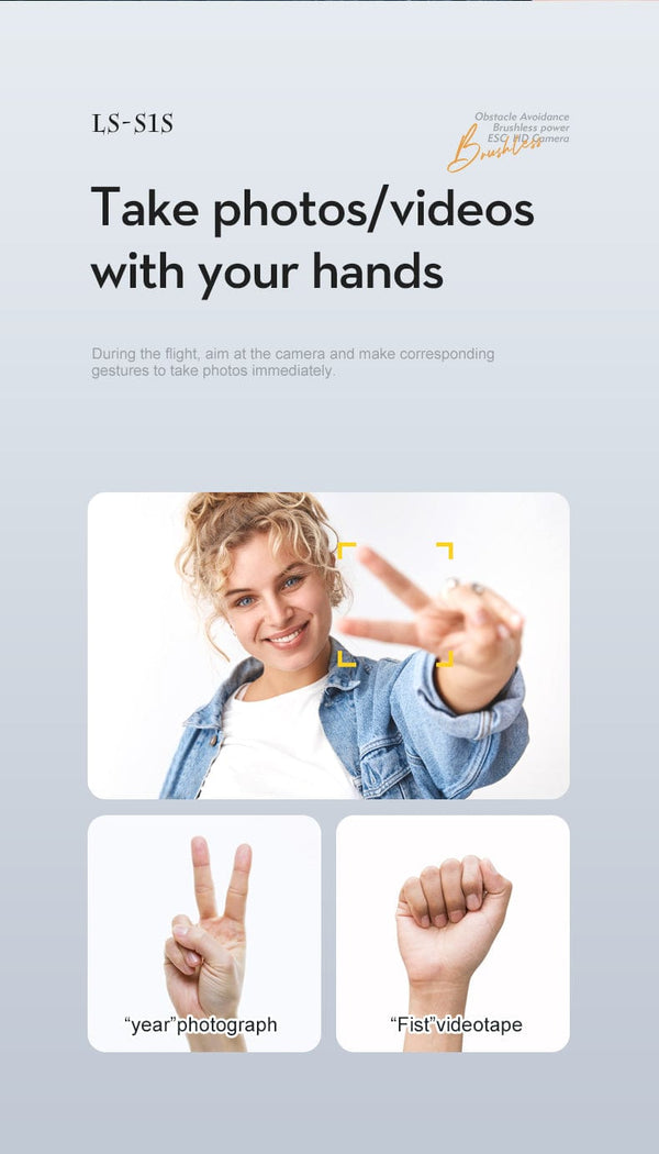 SearchFindOrder Mini Foldable Quadcopter 8K HD Professional Drone with Obstacle Avoidance & 3km Aerial Photography Range