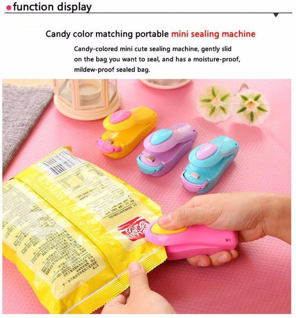 SearchFindOrder Mini Handheld Electric Heating Snack Sealing Machine