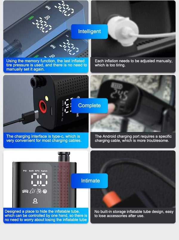 SearchFindOrder Mini Portable Smart Air Pump