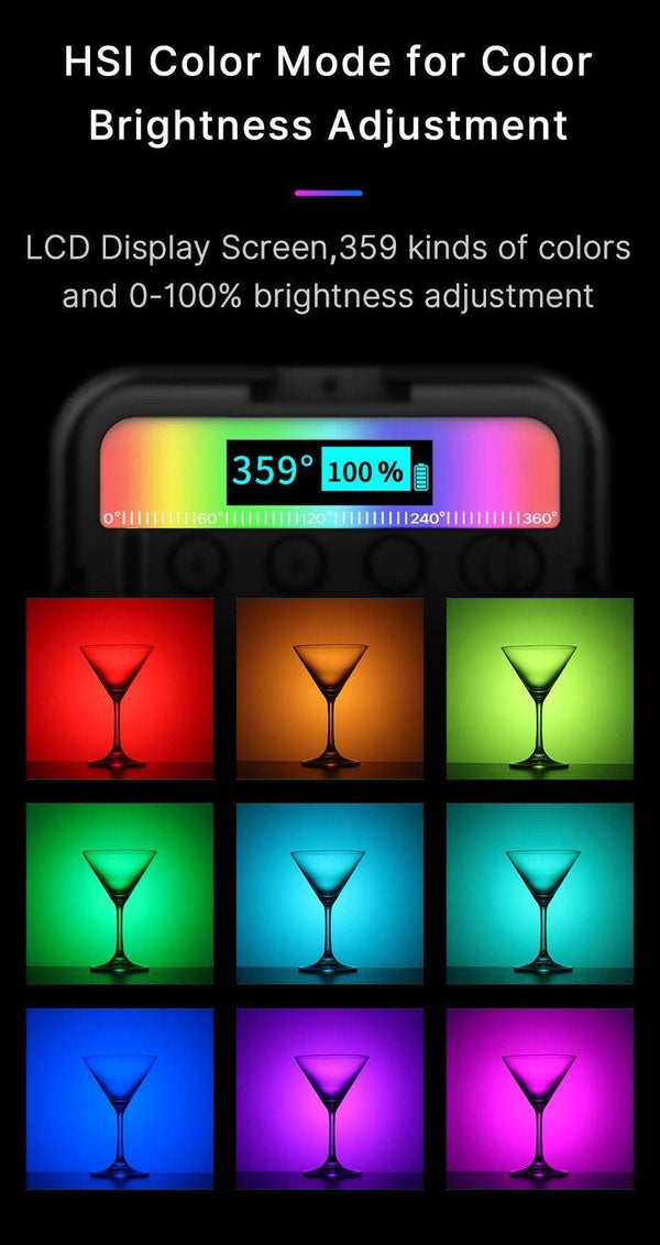 SearchFindOrder Mini RGB Video Lighting for Photography