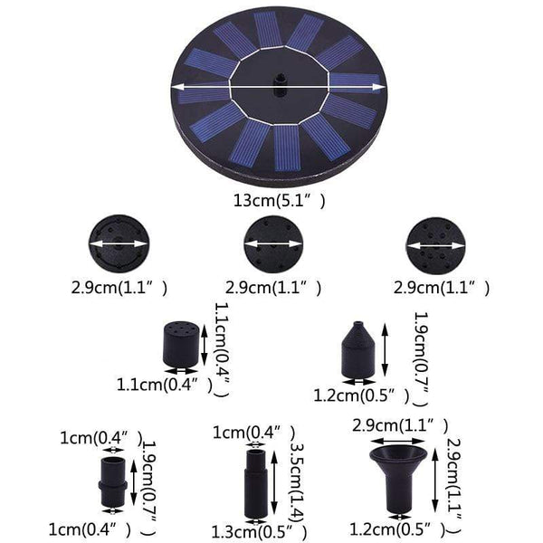 SearchFindOrder Mini Solar Water Fountain