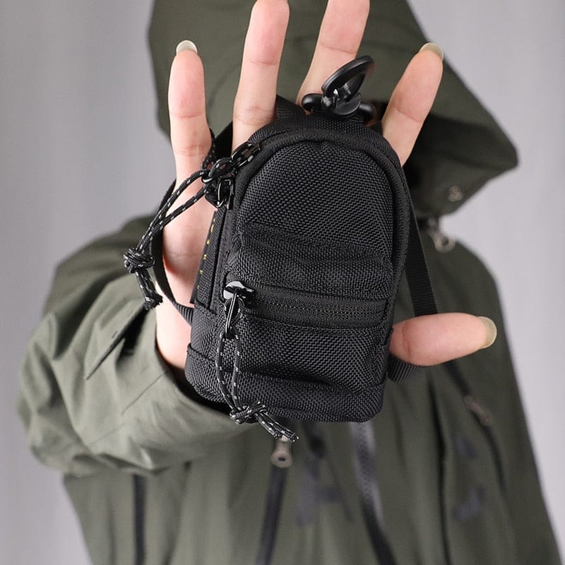 japanese style mini backpack coin purse Keychain 4 Colors Designed with a stylish quilted exterior 3COINS Mini Randoseru Backpack Cute