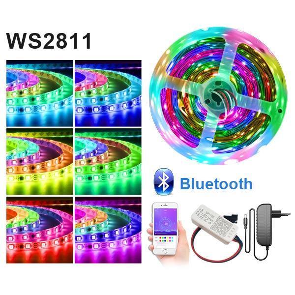 SearchFindOrder Model WS2811 / 1M SET RGB Led Strip Light DC12V Full Set