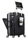 SearchFindOrder Multifunctional Elegant USB Charging Business Suitcase