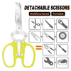 SearchFindOrder Multifunctional Portable Detachable Stainless Steel Scissors