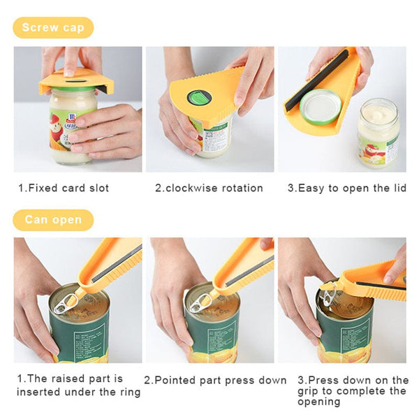 SearchFindOrder Multifunctional Smart Bottle Jar Opener